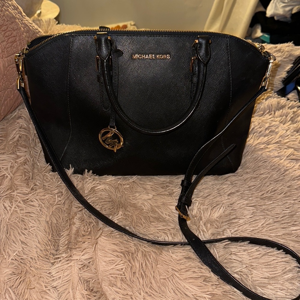 Michael Kors Ciara Saffiano Satchel Medium